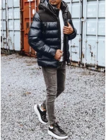 FashionStreet pánská tmavě modrá prošívaná bunda TX4159