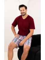 Pánské pyžamo Regina 505 v plné délce 2XL-3XL Pánské pyžamo Regina 505 v plné délce 2XL-3XL