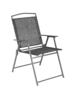 SKLÁDACÍ ZAHRADNÍ ŽIDLE SYDNEY 55X68X91CM SADA 2 KS