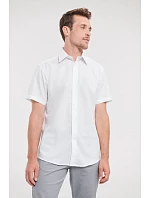 Russell Athletic 923M Košile Oxford s krátkým rukávem 11.923M white Russell Athletic 923M Košile Oxford s krátkým rukávem 11.923M white