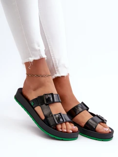 Dámské Sandály Na Ploché Podrážce ZAXY LL285073 Černé