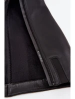 Kožené zateplené dámské kozačky na podpatku Maciejka A7165-01 Černé Kožené zateplené dámské kozačky na podpatku Maciejka A7165-01 Černé