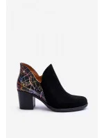 Boty na podpatku model 183998 Step in style Boty na podpatku model 183998 Step in style