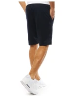 Pánské krátké teplákové šortky tmavě modré FashionStreet SX2388