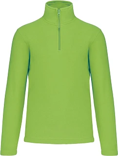 Kariban K 912 Mikrofleecová mikina s 1/4 zipem "Enzo" 20.K912 lime
