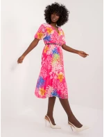 Šaty DHJ SK 13162 3.90 tmavě růžová