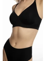 Jednoduchá košilová podprsenka Černá - Julimex