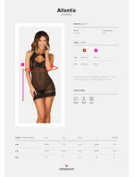 Sexy košilka Allastia chemise - Obsessive Sexy košilka Allastia chemise - Obsessive