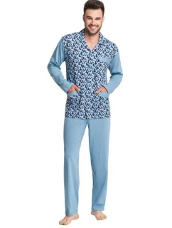 PÁNSKÉ ROZEPÍNACÍ PYŽAMO 797 4XL