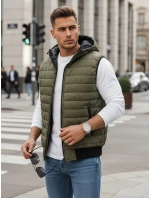 Pánská zelená vesta FashionStreet TX4237