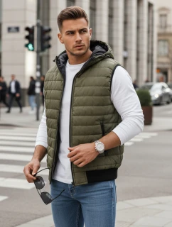 Pánská zelená vesta FashionStreet TX4237