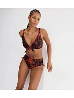 SUMMER PALM - Maxi-bikini spodky: vysoké krytí a nastavitelné boky Triumph