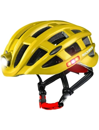 Rockbros MTB cyklistická přilba se světle žlutou barvou 57-62cm