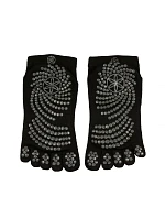 Protiskluzové ponožky, černé, velikost M/L, 52204