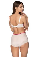 Dámské kalhotky GFP 1179 Giulia Ecru s květy - Gaia