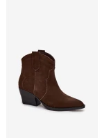 Boty na podpatku  model 219128 Step in style