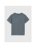 Hladké chlapecké tričko oversize 4F 4FJWSS25TTSHM2324-46S