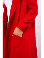 Pláštěnka s kapucí oversize červená Pláštěnka s kapucí oversize červená