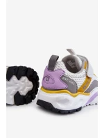 Dětská sportovní obuv se suchým zipem Big Star JJ374257 Bílá a žlutá Dětská sportovní obuv se suchým zipem Big Star JJ374257 Bílá a žlutá