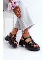 Vonné Dámské Sandály ZAXY NN285039 Černé