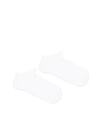 Dětské Mládežnické Bílé Gładké Ponožky