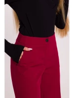 M875 Široké kalhoty - bordó