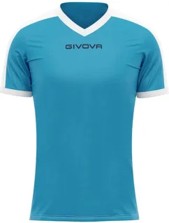 Pánské tričko Revolution Interlock M MAC04 0503 celeste/ bianco - Givova
