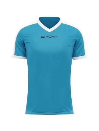 Pánské tričko Revolution Interlock M MAC04 0503 celeste/ bianco - Givova