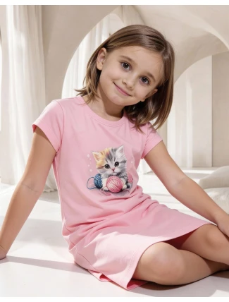 Košile Cornette Kids Girl 493/123 Kitty 3 kr/r 110-128