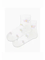 Gatta ponožky 244.59N, G44.59N Cottoline Pružinové vzorované 33-35