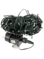 VÁNOČNÍ STROM SVĚTLA SVĚTELNÝ ŘETĚZ 120 VEDL ČASOVAČ STUDENÁ BÍLÁ