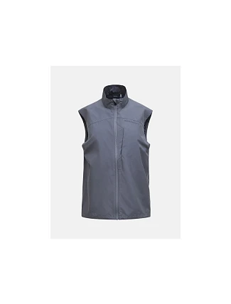 Pánská vesta PEAK PERFORMANCE M Glider Wind Vest, šedá Pánská vesta PEAK PERFORMANCE M Glider Wind Vest, šedá