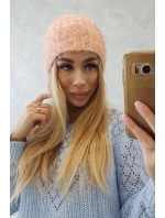 Dámská čepice Cina K259 ecru+malmine