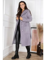 Dámský kabát Azalia Šedá - Merce Dámský kabát Azalia Šedá - Merce