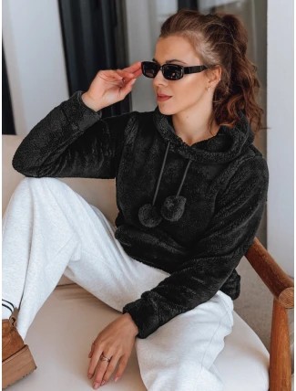 FashionStreet dámská černá mikina BY1560