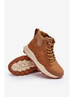 Dětské zateplené trekové boty Trapery Camel Big Star MM374202