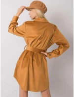 Šaty DHJ SK 10333.12P velbloud Šaty DHJ SK 10333.12P velbloud