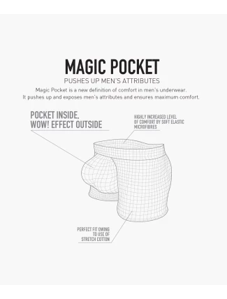 Bokserki męskie Magic Pocket