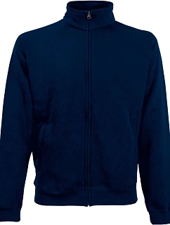Fruit of the Loom Premium Sweat Jacket Mikina 16.2228 deep navy