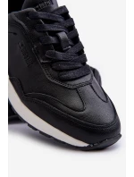 Pánské kožené tenisky BIG STAR NN174287 Černé Pánské kožené tenisky BIG STAR NN174287 Černé