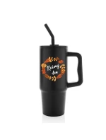 KRÁSNÝ DEN (PODZIM) - černý cestovní termohrnek 900 ml  