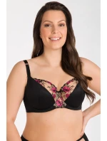 Dámská podprsenka K101/1 Gaby Černá vor - Gorsenia Dámská podprsenka K101/1 Gaby Černá vor - Gorsenia