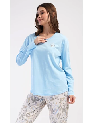 Dámské pyžamo kapri Srdce Dámské pyžamo kapri Srdce