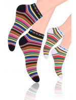 Dámské kotníkové ponožky Steven Folk art.116