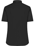 Daiber JN 683 Mikro keprová halenka s krátkým rukávem 02.0683 black Daiber JN 683 Mikro keprová halenka s krátkým rukávem 02.0683 black