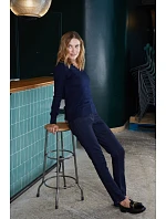NEOBLU Sullivan Women Dámský svetr s výstřihem do V 24.3988 deep black