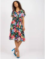 Šaty DHJ SK 13162.92 černá a červená Šaty DHJ SK 13162.92 černá a červená