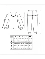Pyžamo Donna Adore Long Ecru, dlouhé rukávy, velikosti S–2XL