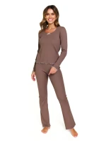 Dámské pyžamo 7304 brown - Doctornap