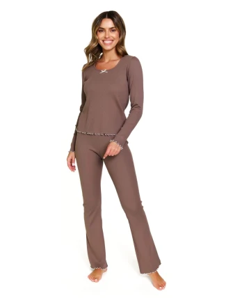 Dámské pyžamo 7304 brown - Doctornap